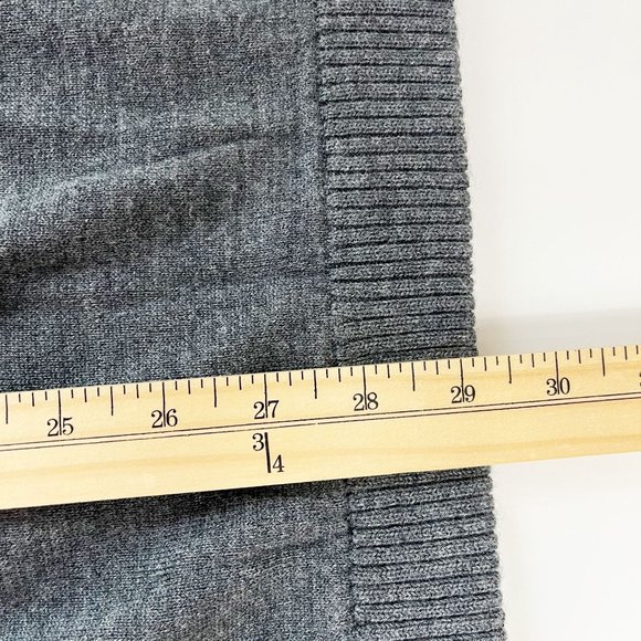 Smartwool Men's Gray Quarter Zip Pullover Sweater Merino Wool - Size XL - Picture 9 of 9